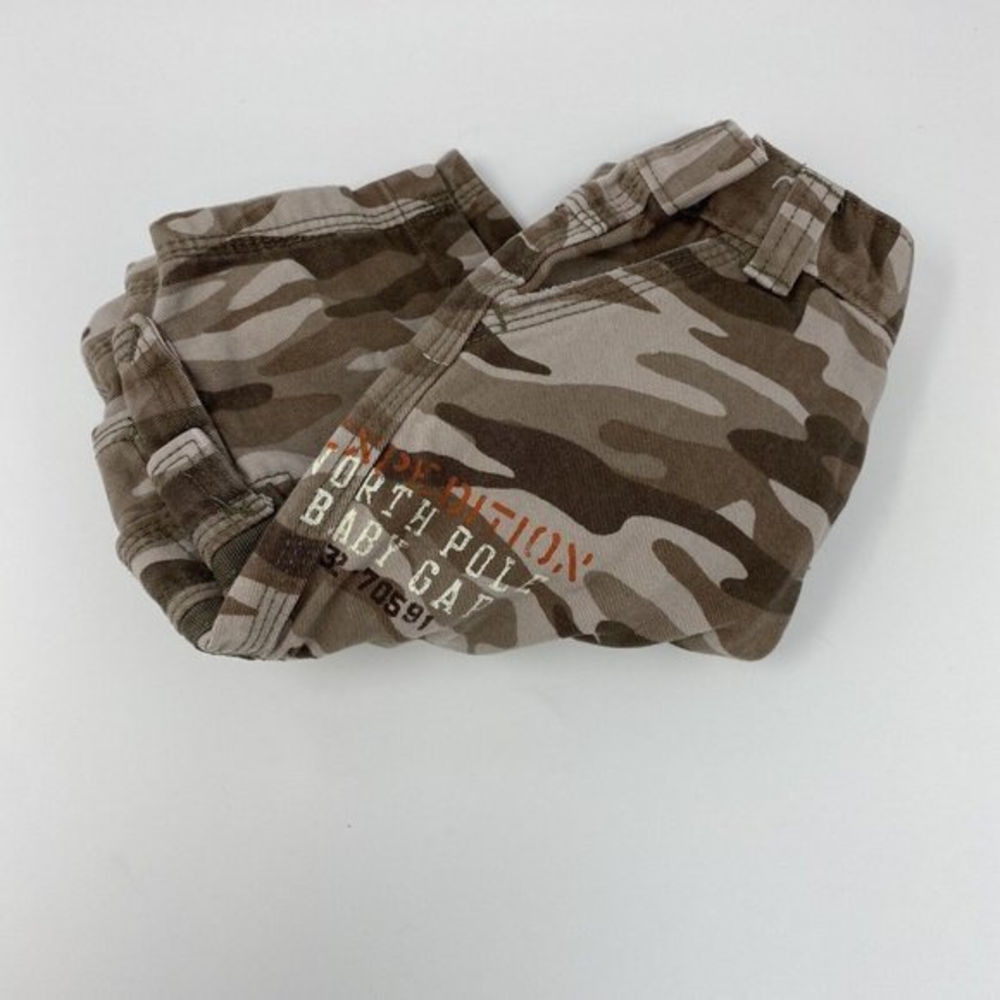 Gap Infant Beige‎ Camo Denim Pants 6-12 Months